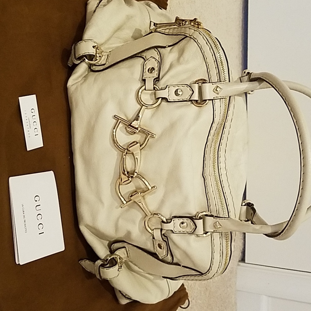 Gucci Horsebit Nail Boston Bag